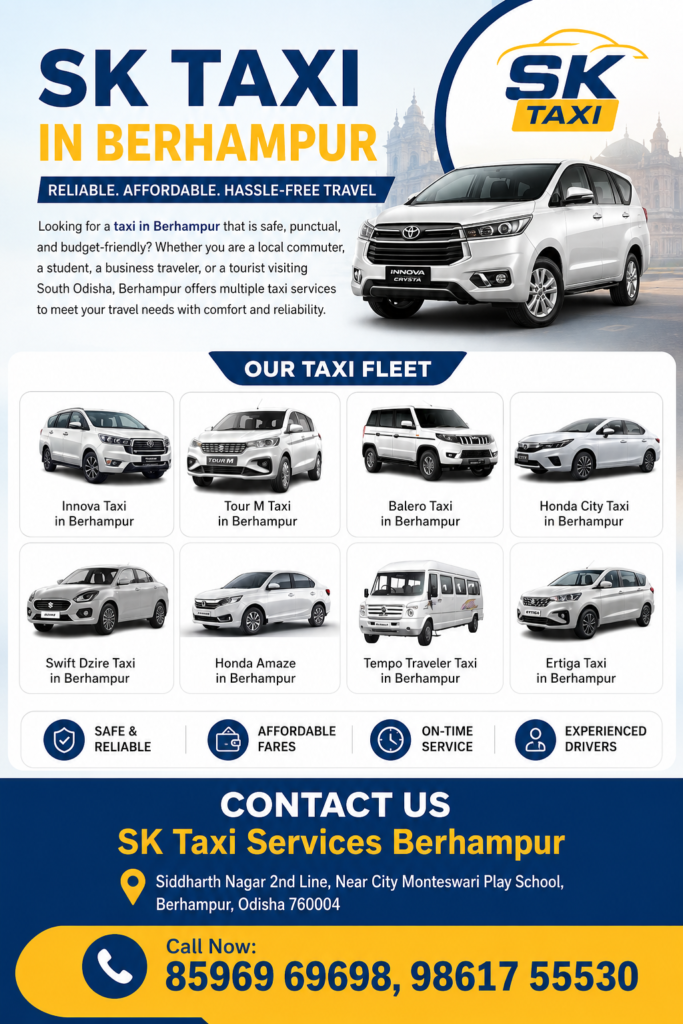 Taxi in Berhampur
